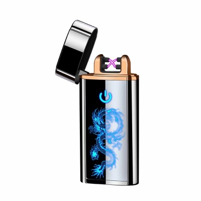 Double arc creative new touch - sensitive ignition lighter with gift box/Intelligent movement with flameless