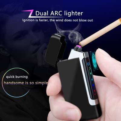 Wholesale Smart Touch Sensor Lighter, Colorful charging LED USB Rechargeable Plasma Touch Sensor Lighter